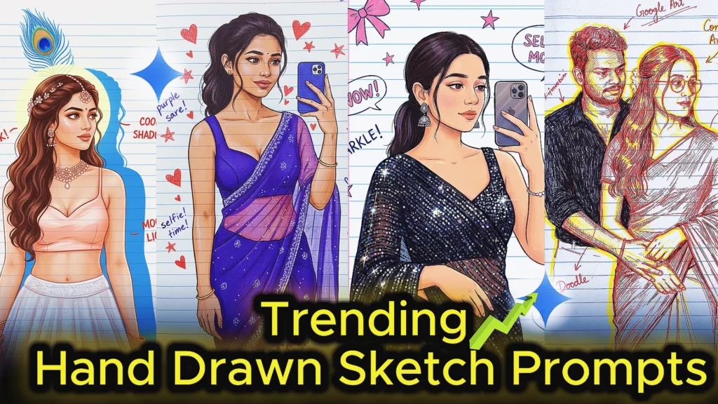 Best hand drawn sketch prompt for gemini ai