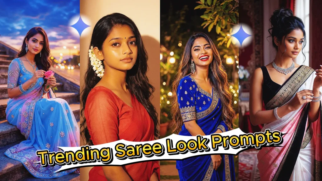 best prompt for gemini ai girl in saree