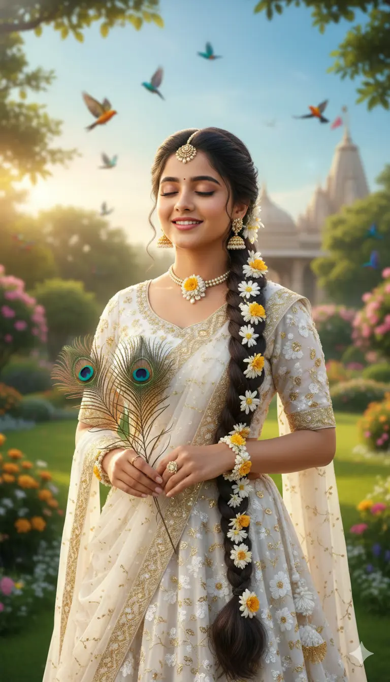 gemini ai photo radha rani prompts