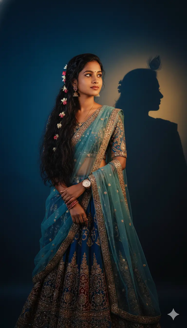google gemini radha rani look prompt