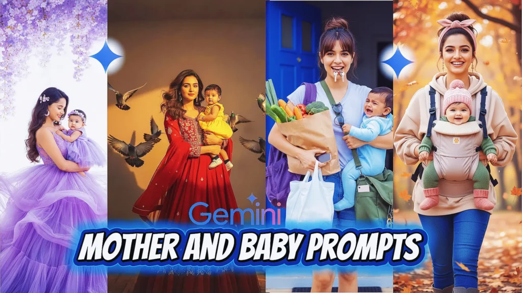 mother and baby prompt for gemini