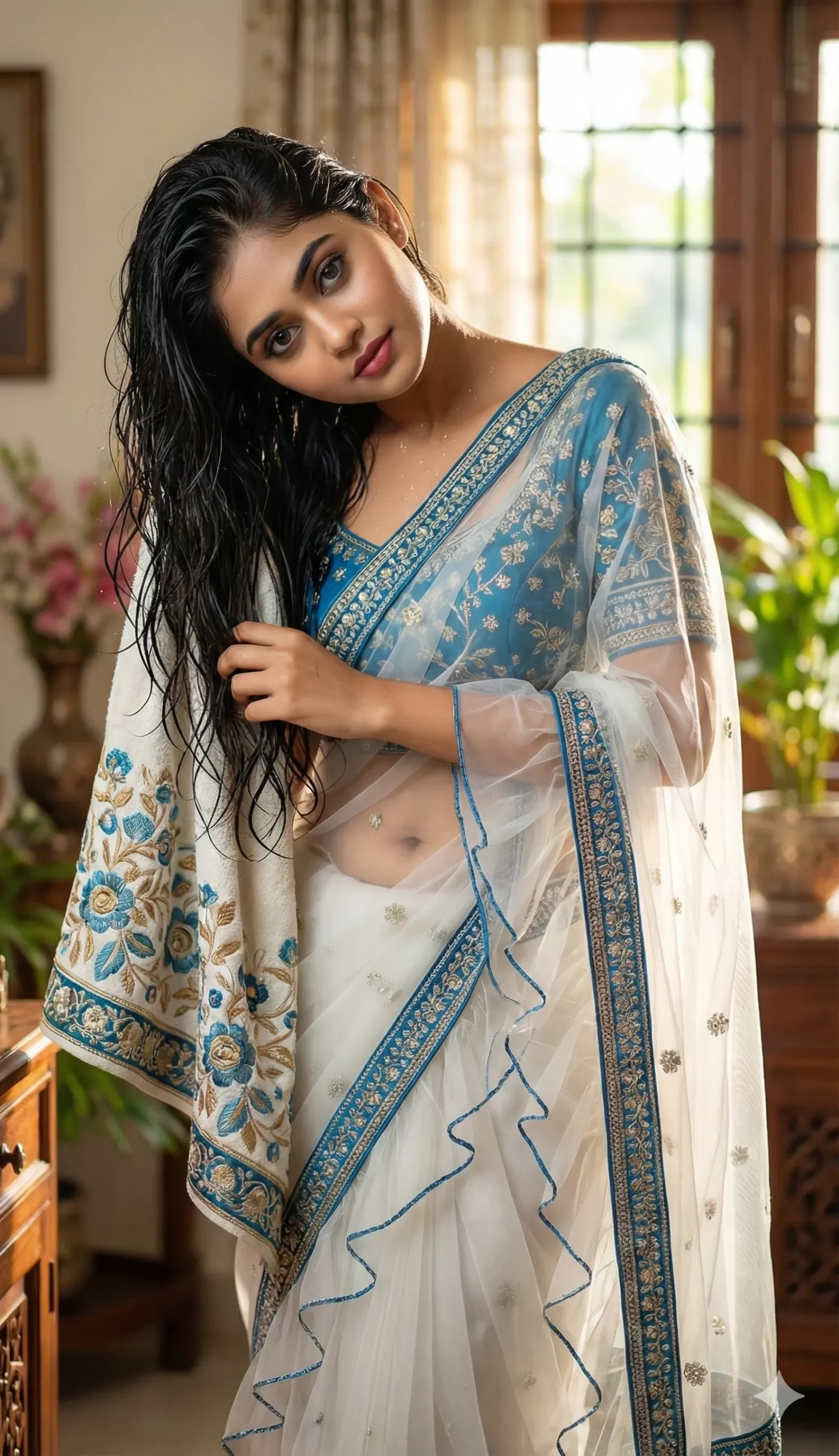 prompts for gemini ai girl in saree