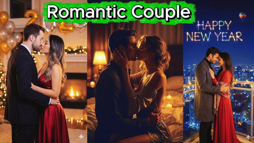 Happy New Year Romantic Couple Prompts for Gemini AI