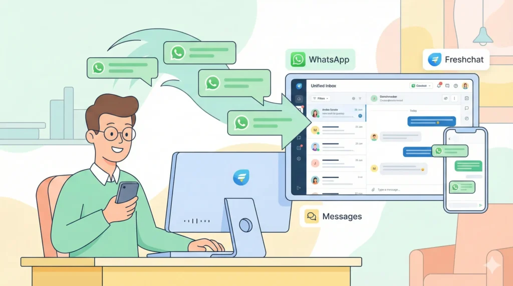 How to Use Freshchat WhatsApp