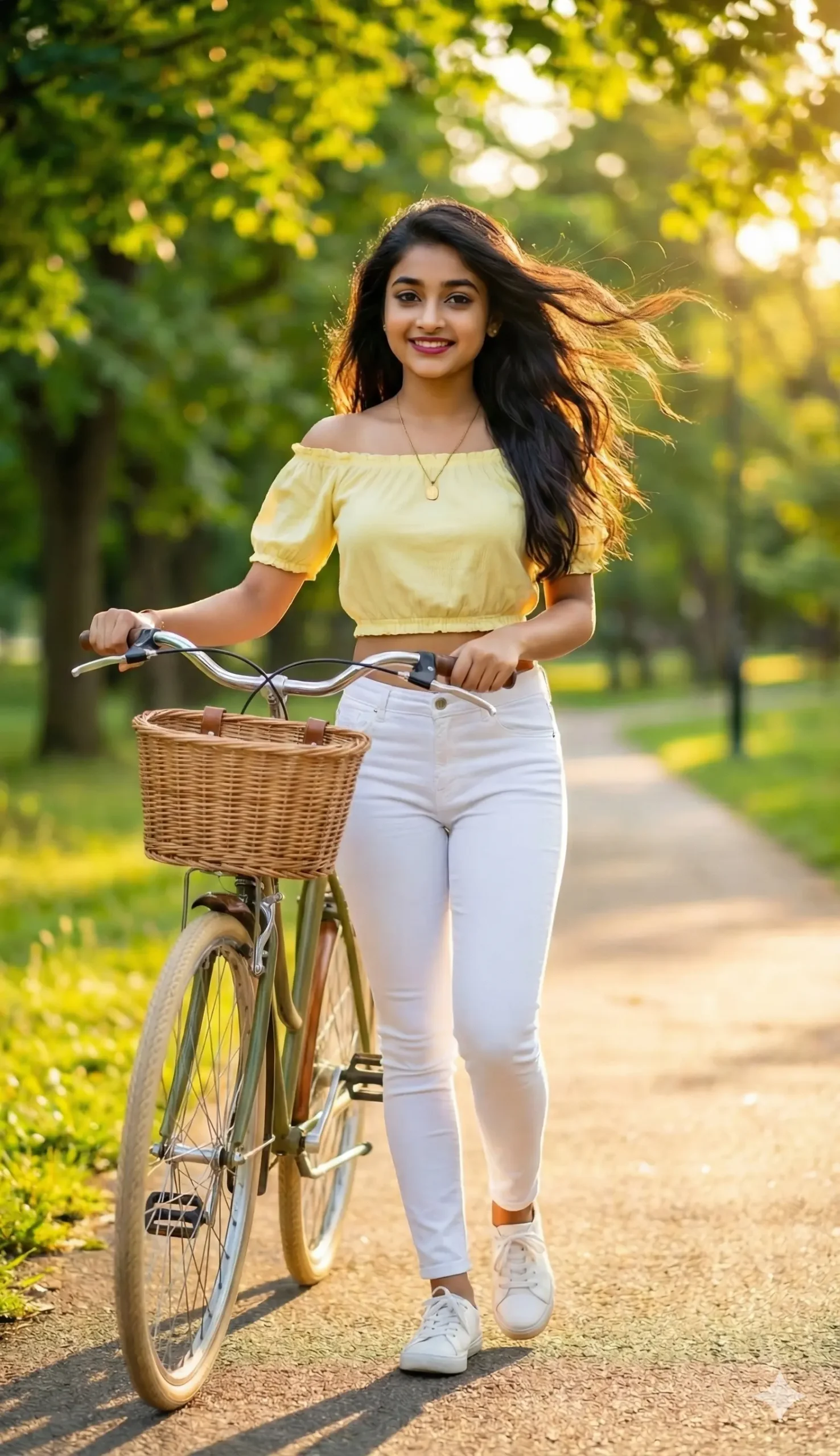 Jeans top prompt for gemini ai girl