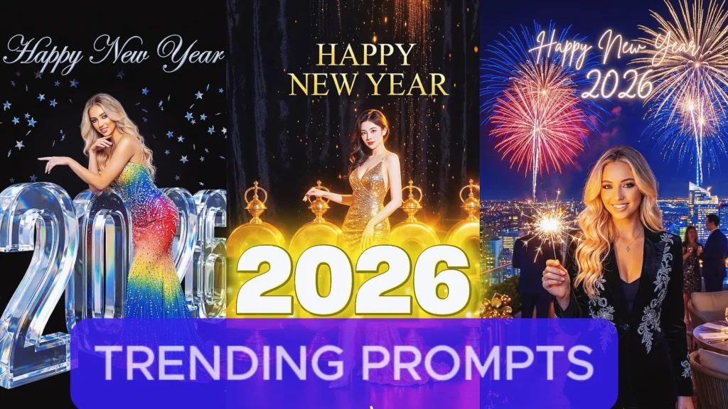 Gemini AI Happy New Year Prompt for Girl