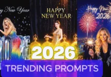 Gemini AI Happy New Year Prompt for Girl