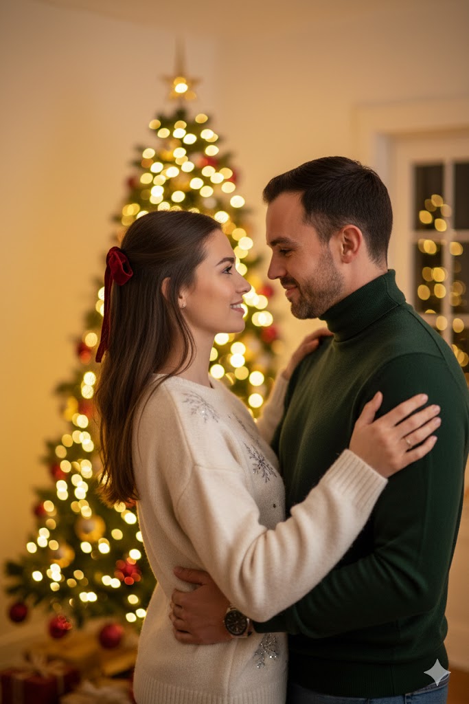 ai christmas photo prompt free