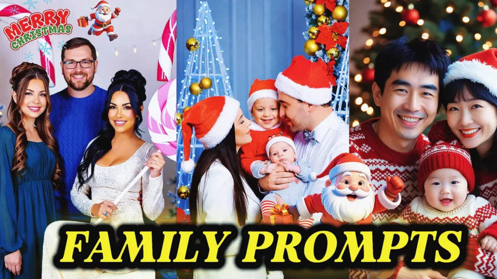 chatgpt christmas photo prompts for family