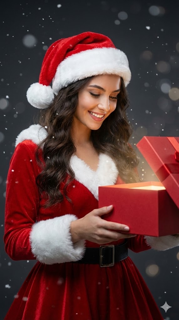 christmas photo editing prompts 2026