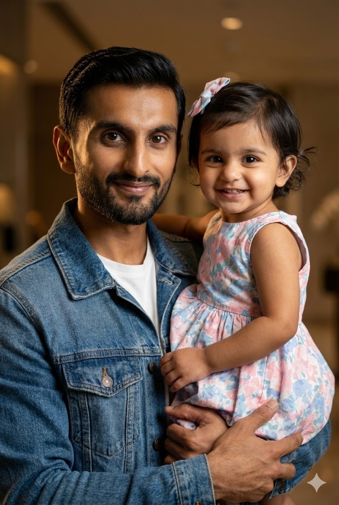 dad and daughter prompt for gemini