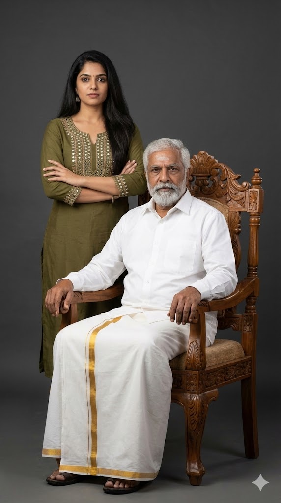 father and daughter photo prompt for gemini