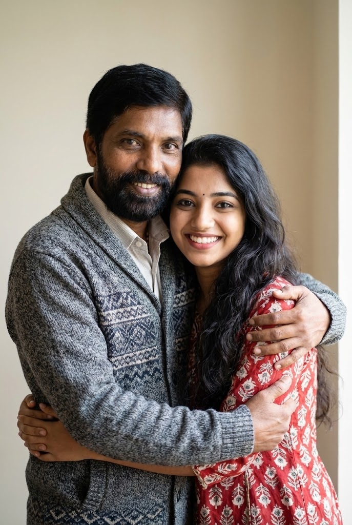 father and daughter prompt for gemini ai