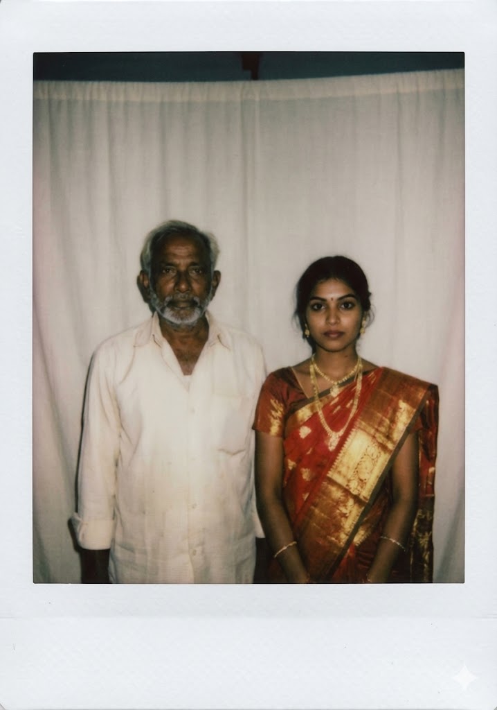 father and daughter prompt for gemini in tamil