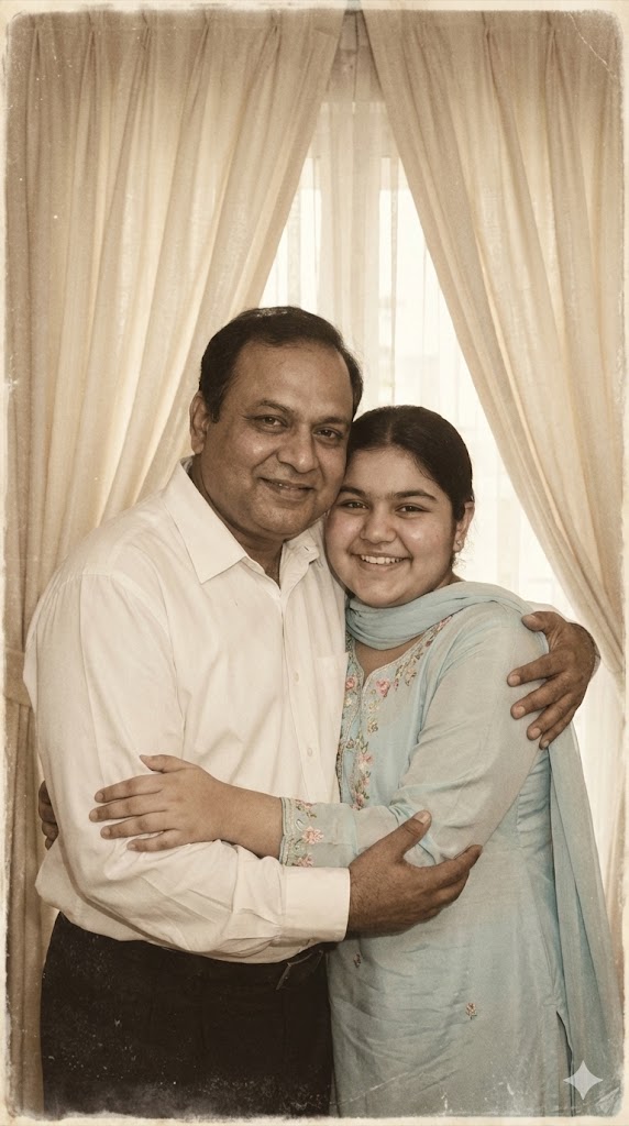 father daughter pic prompt for gemini