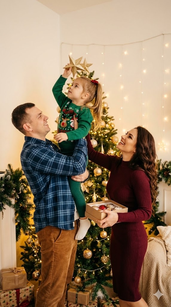gemini ai christmas family photo prompt free