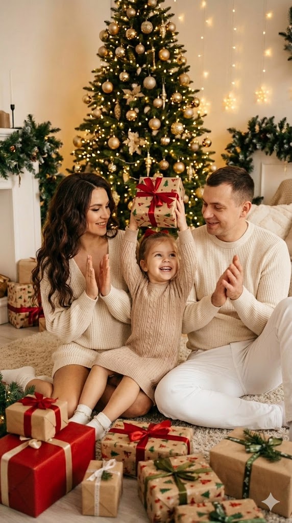 gemini ai christmas family photo prompt generator