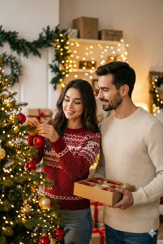 gemini ai christmas photo prompt