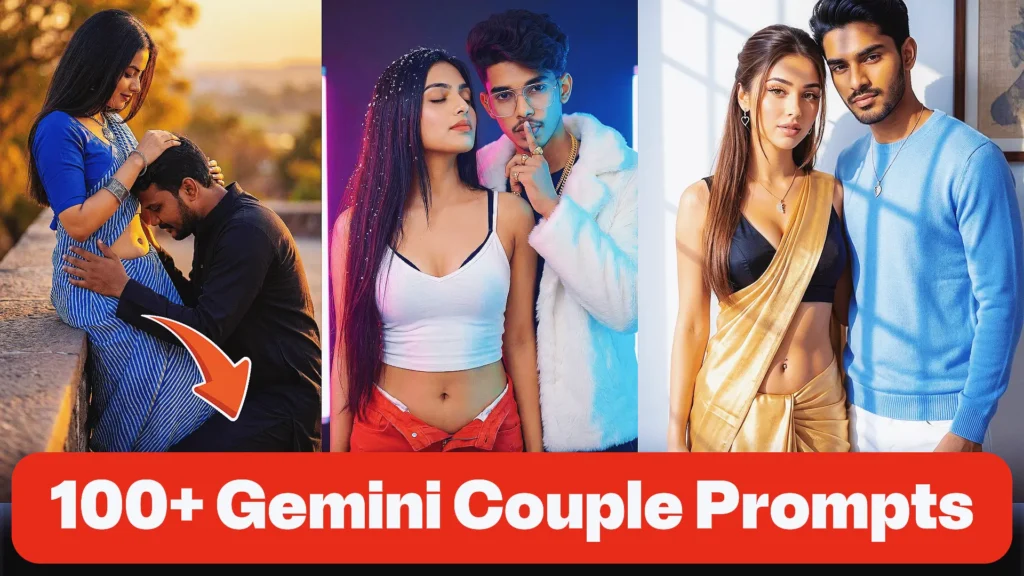 gemini ai photo prompt copy paste trending boy and girl couple
