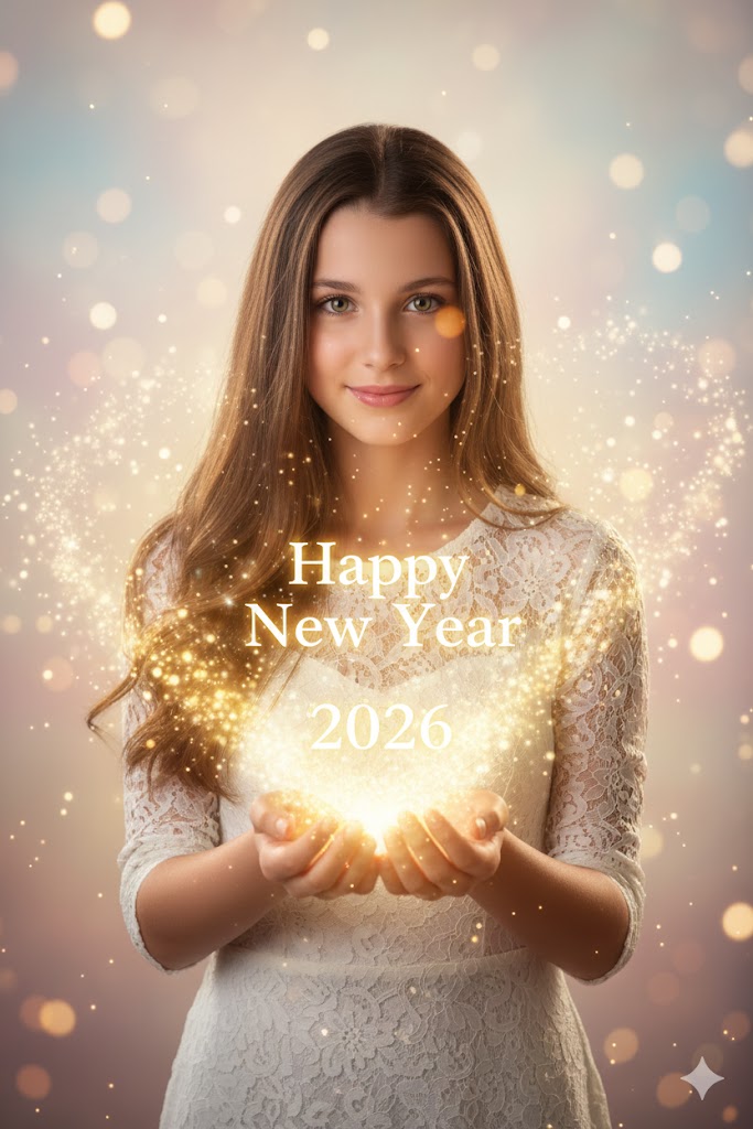 happy new year prompt for gemini girl photo