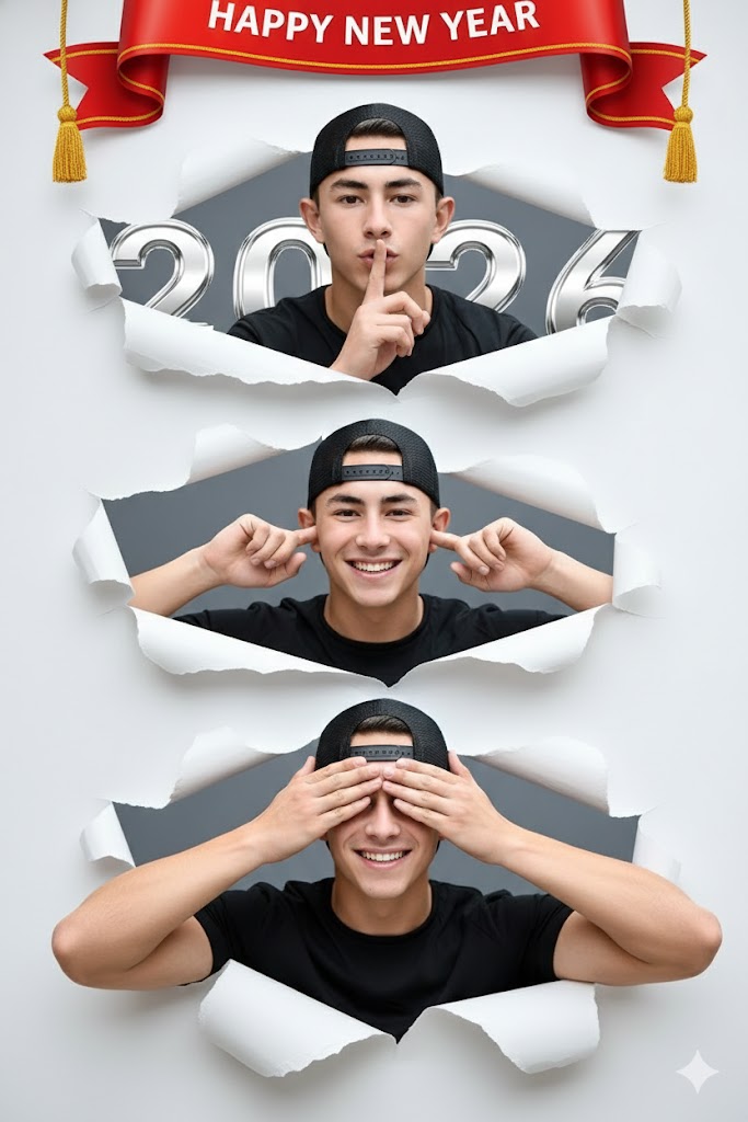 happy new year prompt template