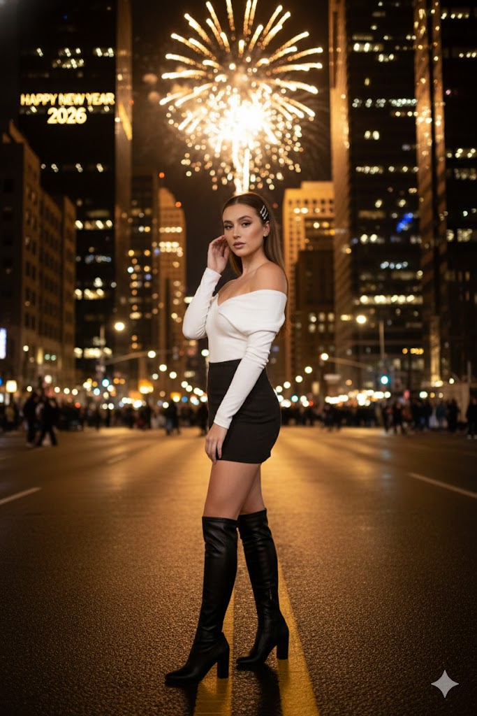 new year 2026 girl ai image prompts