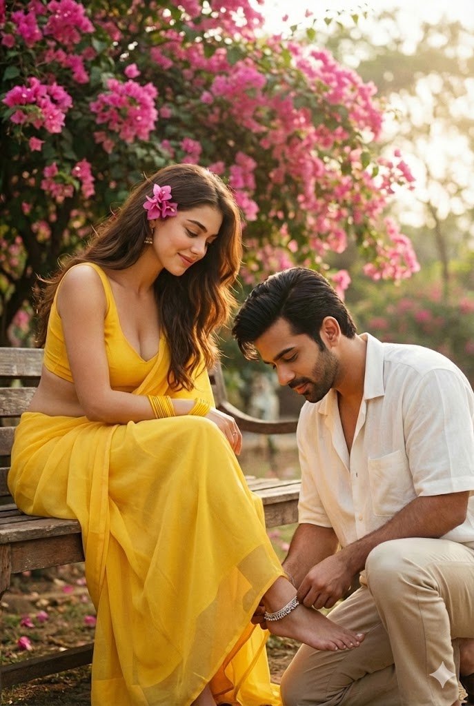 prompt for gemini ai retro style couple