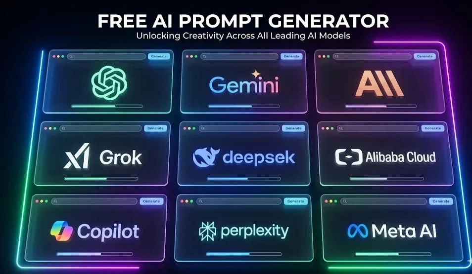 Free AI Prompt Generator for All Popular AI Tools