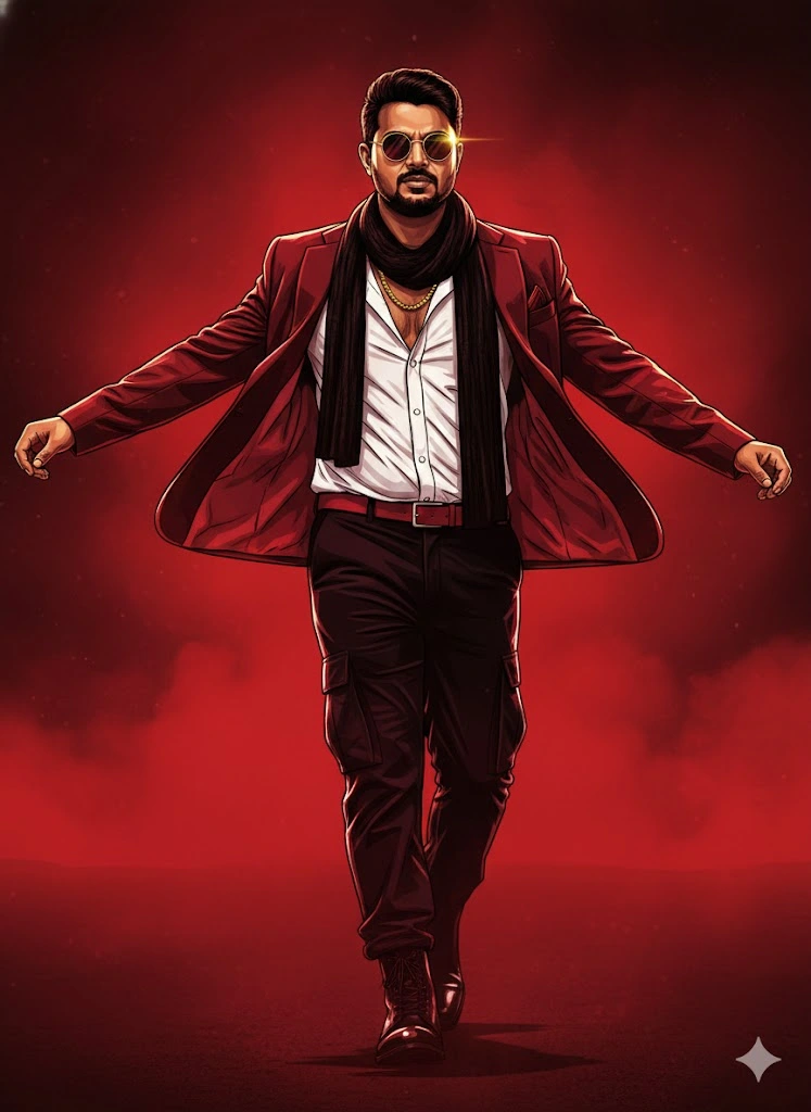 tamil gangster movie poster prompt