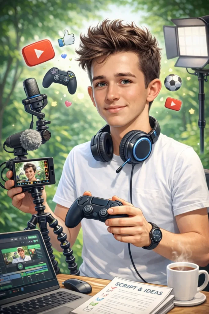 5. Chatgpt create a caricature of me and my job