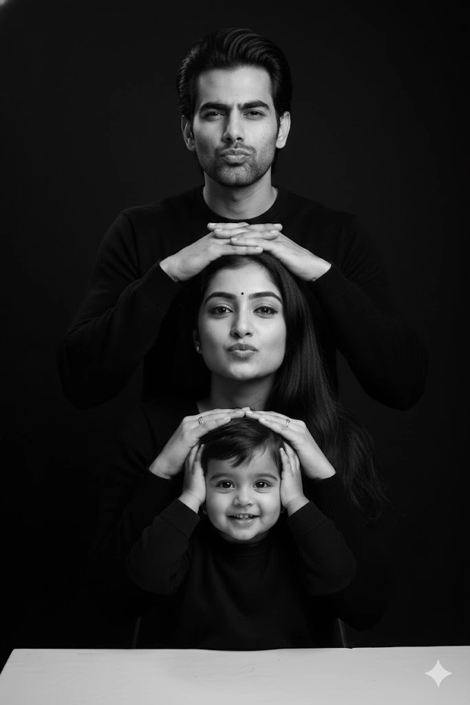 cute family photo prompt