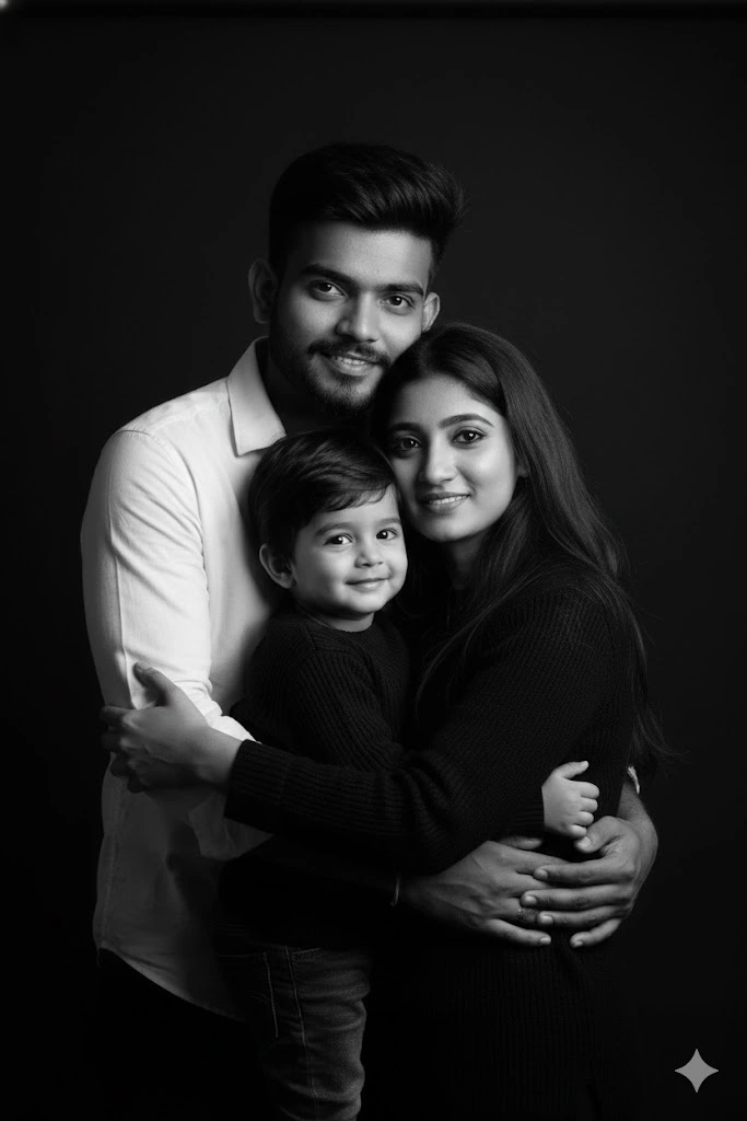 family picture poses for 3 prompt