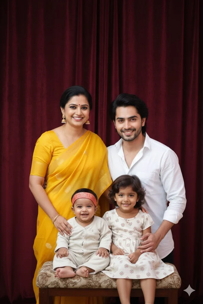 gemini prompt for family picture of 4 download