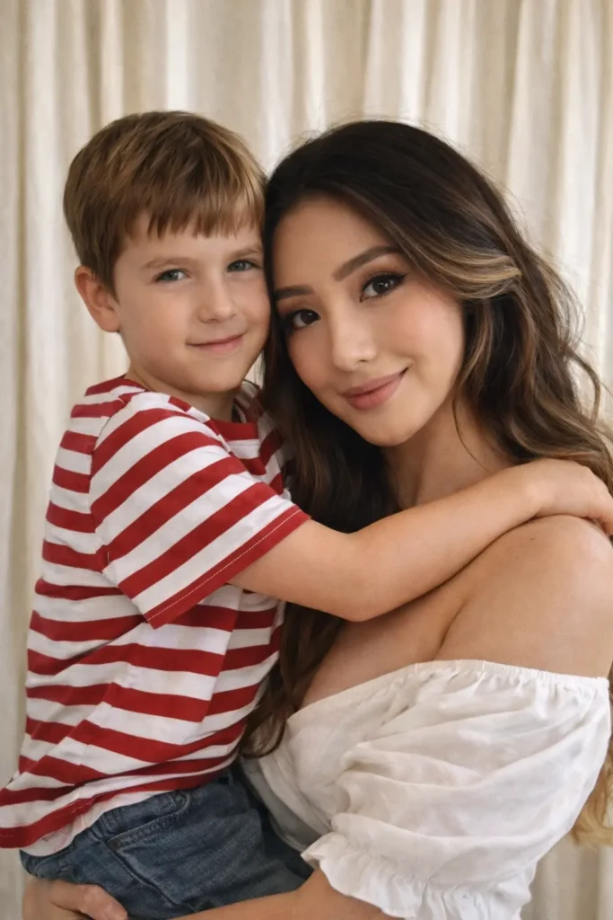 iPhone-Style Mother and Son Memory Prompt