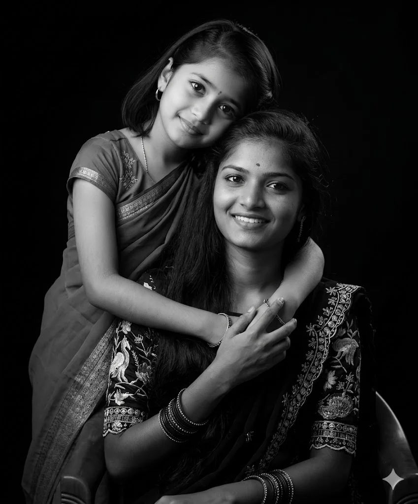 mother and daughter ai prompt generator Instagram