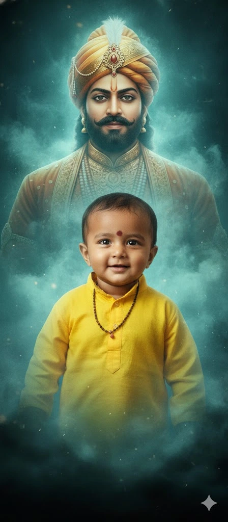 shivaji maharaj gemini prompt for baby boy