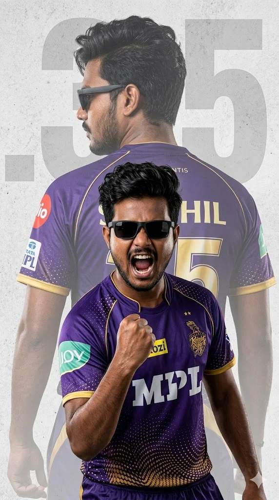 KKR jersey prompt for Gemini AI
