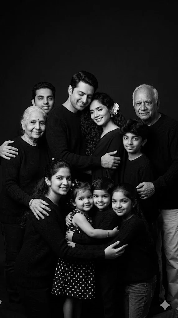 copy paste prompt for family of 10 gemini