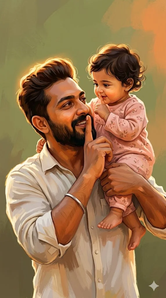 dad and daughter ai prompt