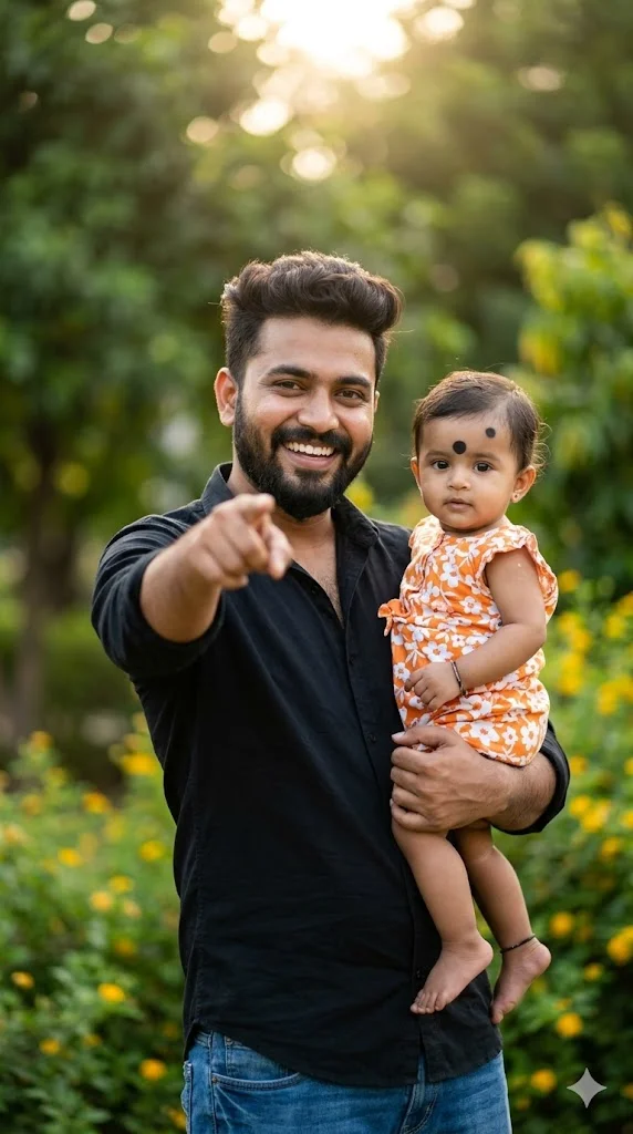 dad and daughter gemini prompt