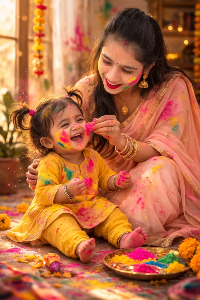 family holi prompt ai