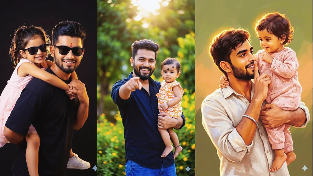 father and daughter prompt for gemini copy paste