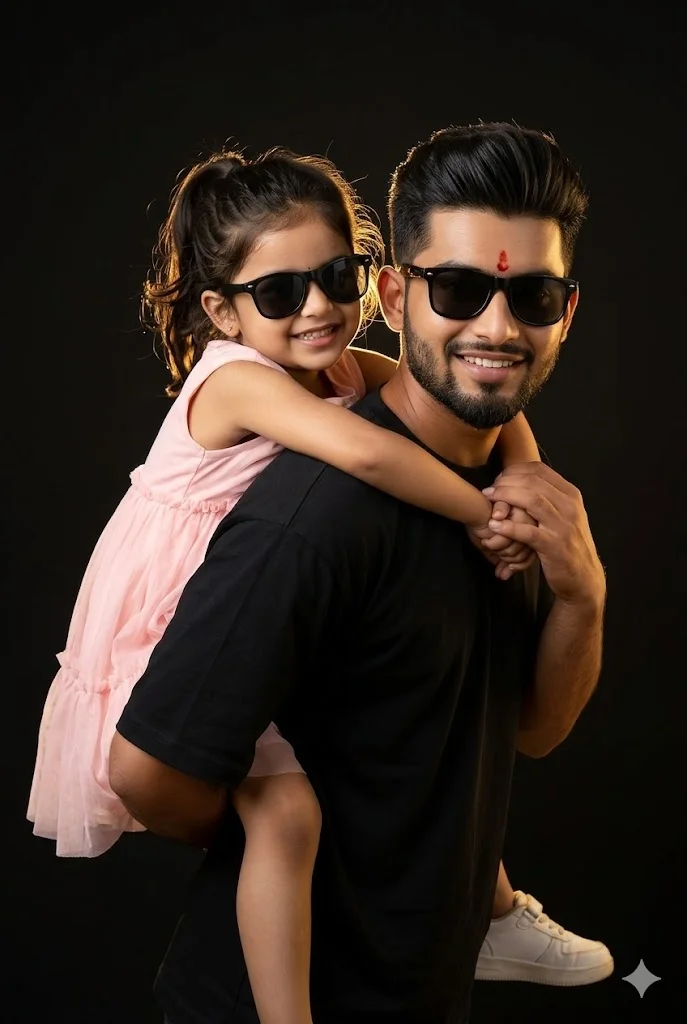 father and daughter prompt for gemini