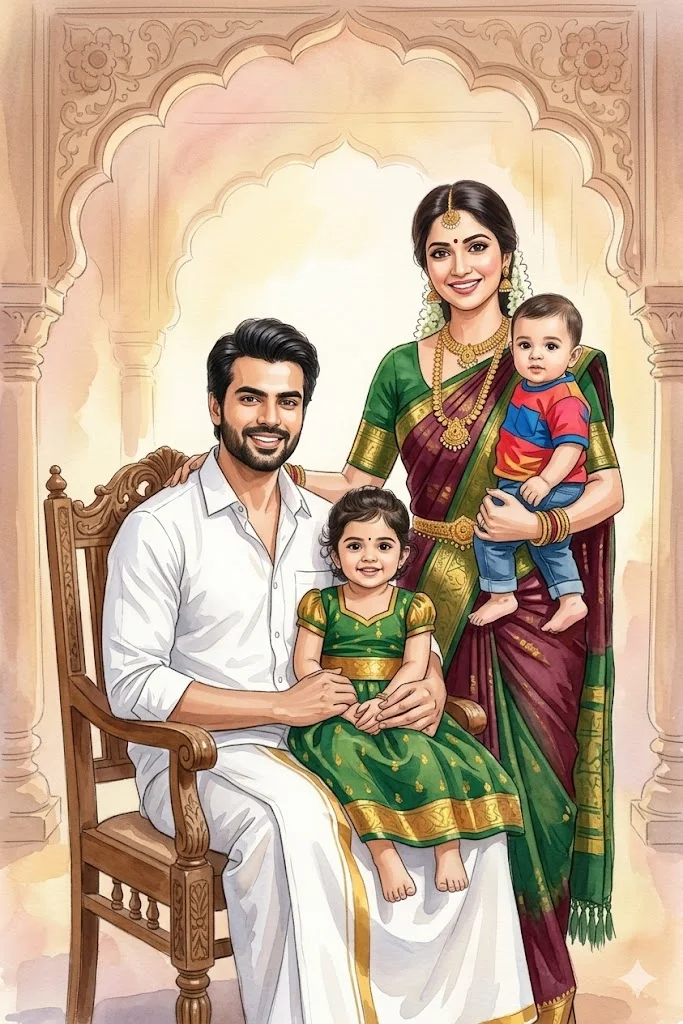 thevar magan family prompt for gemini