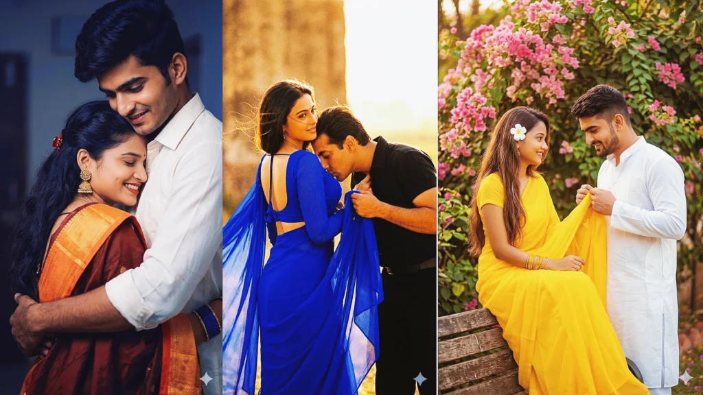 He will be holding my saree pallu prompt