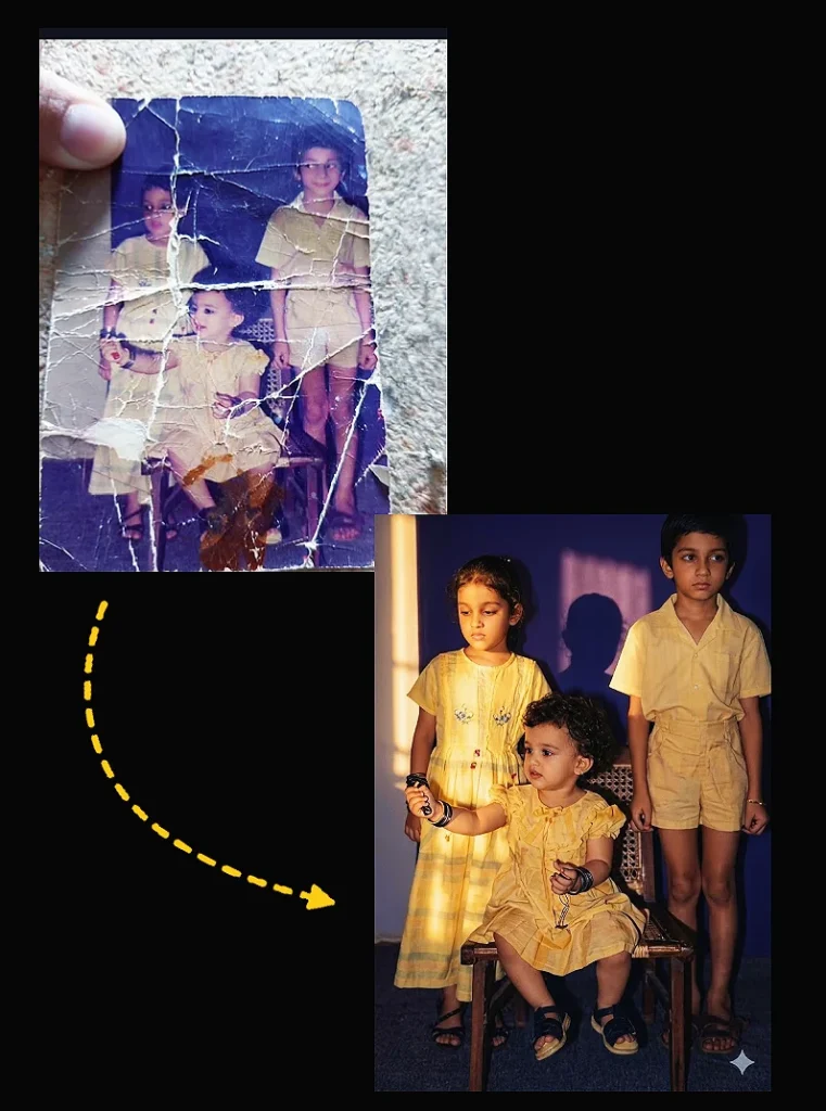 best prompt for old photo restoration in gemini