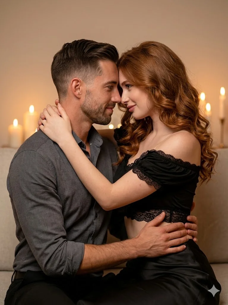 comatozze hot romantic couple gemini prompt