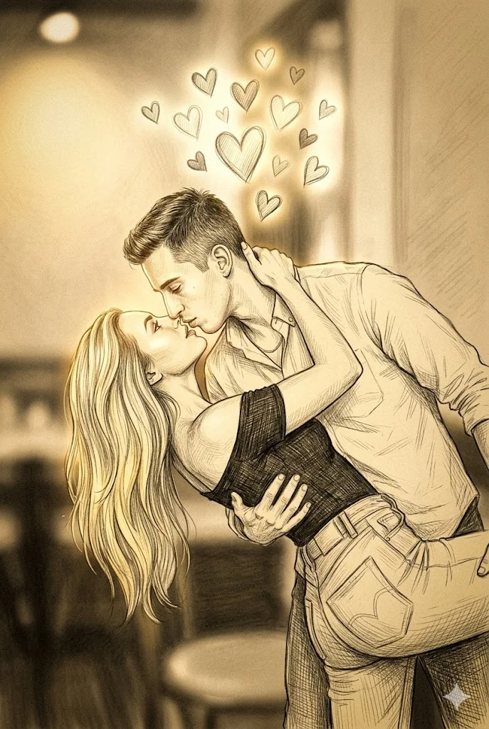 gemini couple pencil art prompt