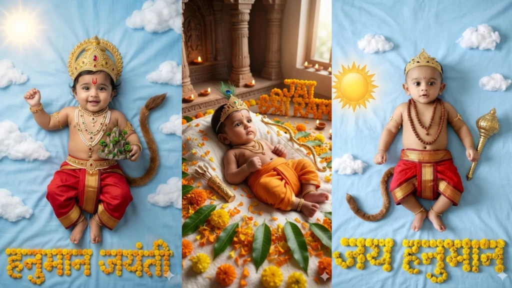 gemini hanuman jayanti prompt for baby boy