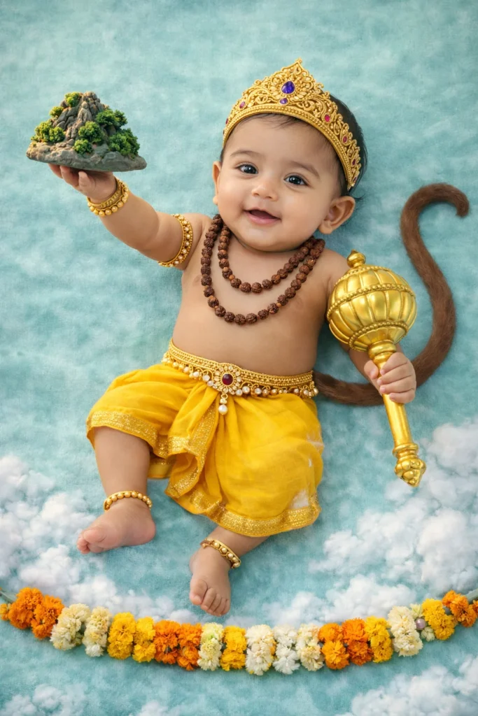 hanuman jayanti prompt ai photo